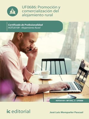 cover image of Promoción y comercialización del alojamiento rural. HOTU0109